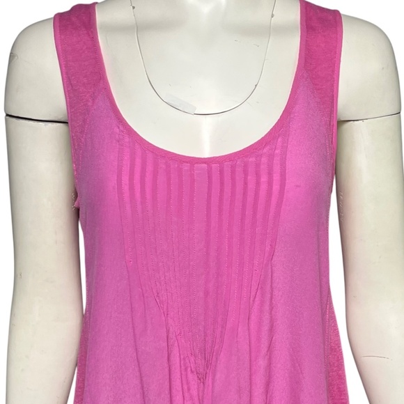 Calypso St. Barth Silk Linen Dress Size Small Pink Party Cocktail Resort Travel - Picture 2 of 7